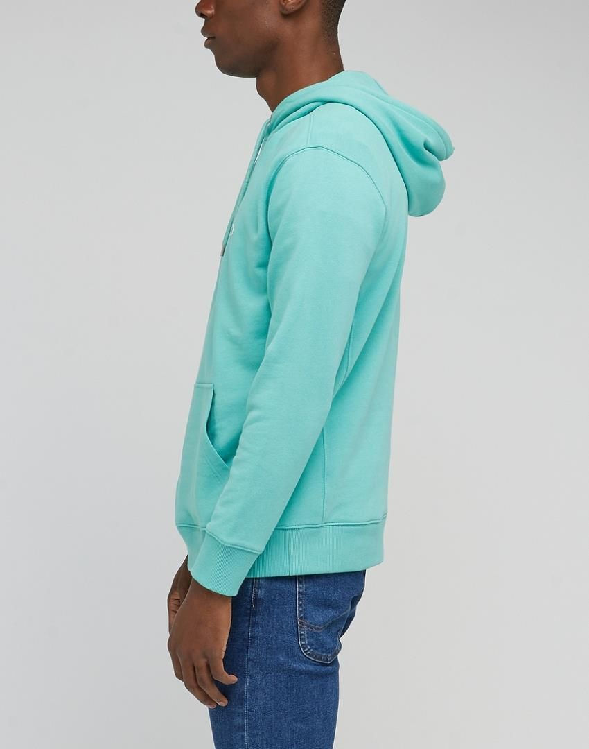Thumbnail: Felpa con cappuccio LEE verde acqua