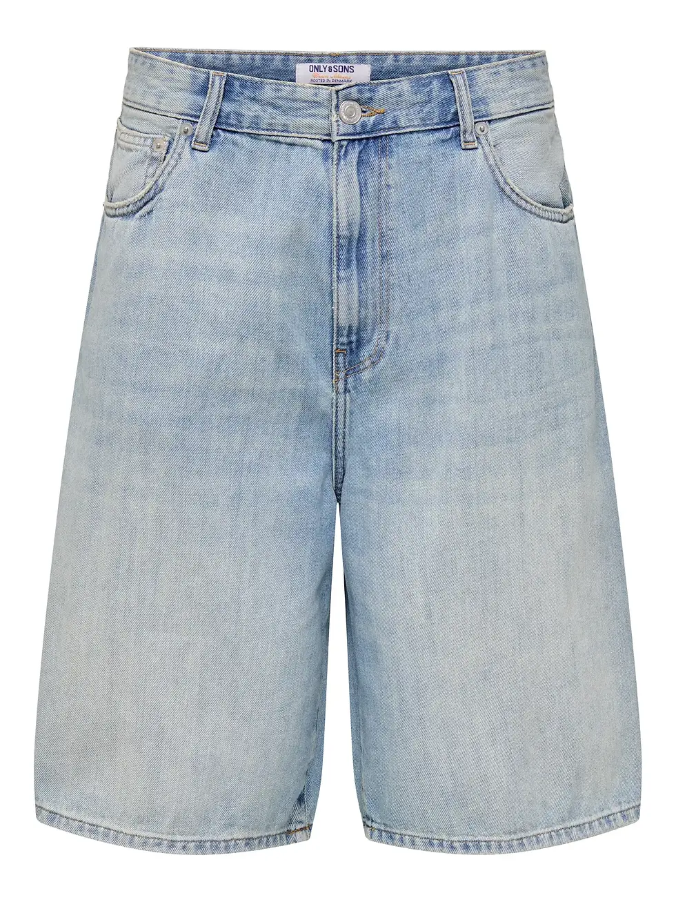 Thumbnail: Bermuda Jeans balloon fit light blue