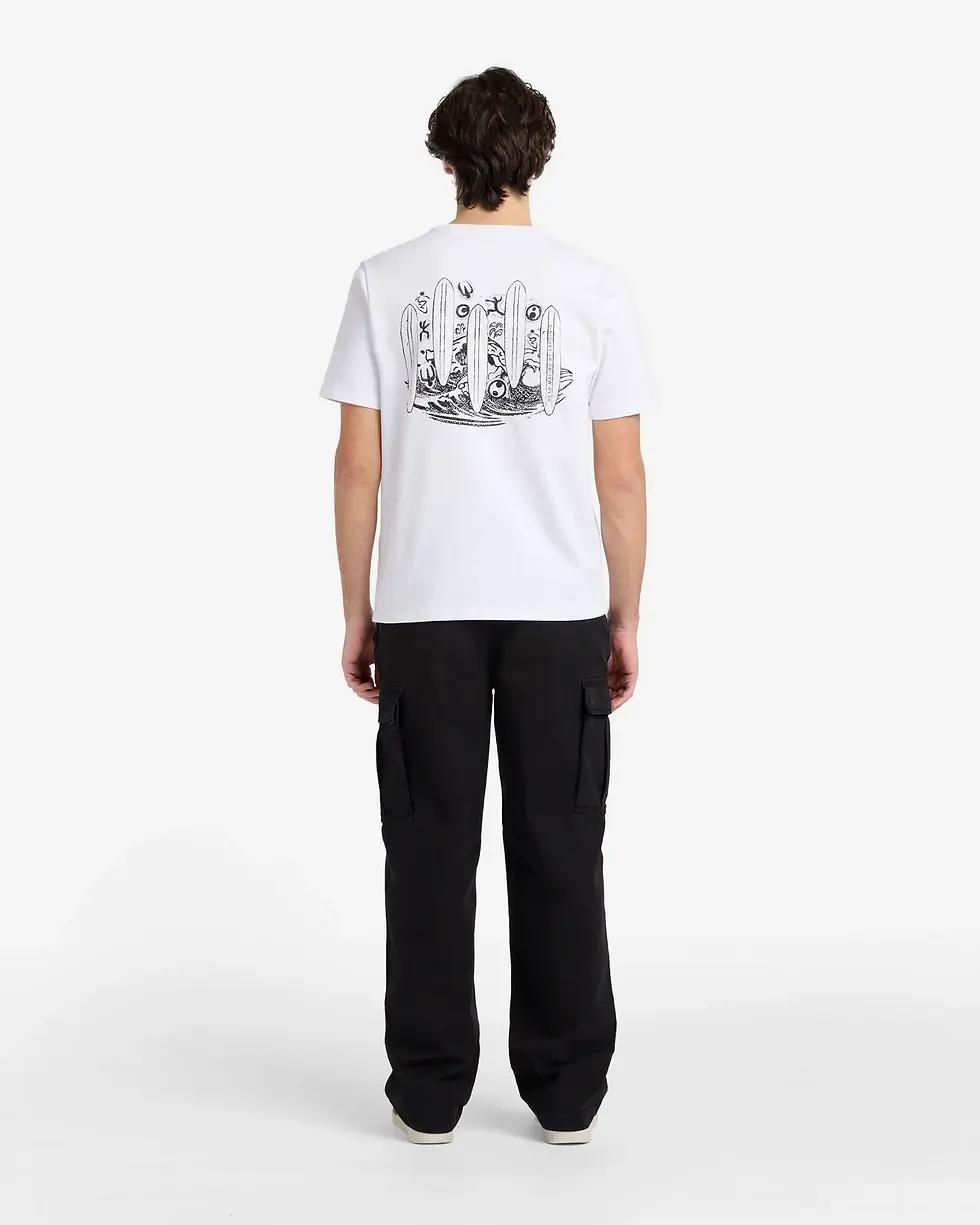 Thumbnail: T-shirt longboard Bear Surfboards bianca