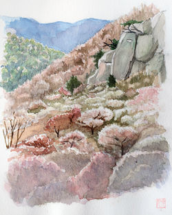 007_湯河原梅園（神奈川・湯河原町）(湯河原町)-2008／水彩F2