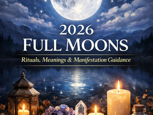 2026 Full Moon & Their Spiritual Meanings — JoyfulBliss spiritual guide