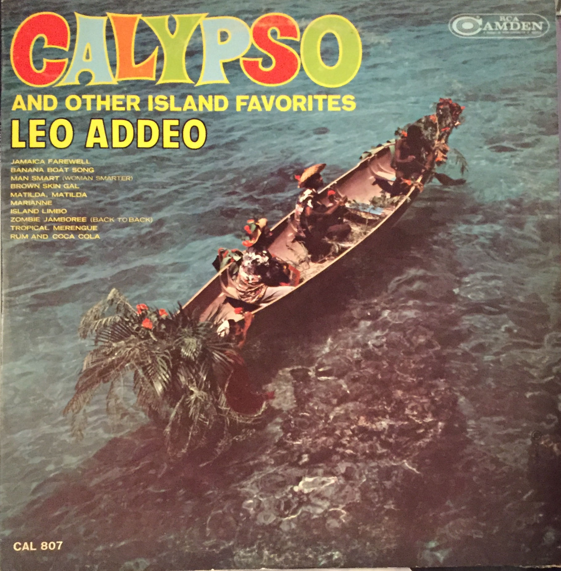 Leo Addeo ‎– Calypso And Other Island Favorites