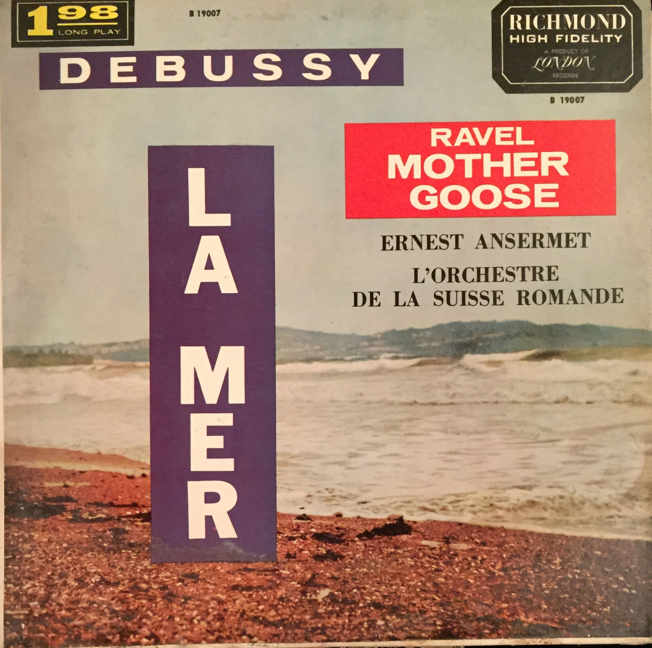 Claude Debussy, Maurice Ravel, Ernest Ansermet ‎– La Mer/Mother Goose