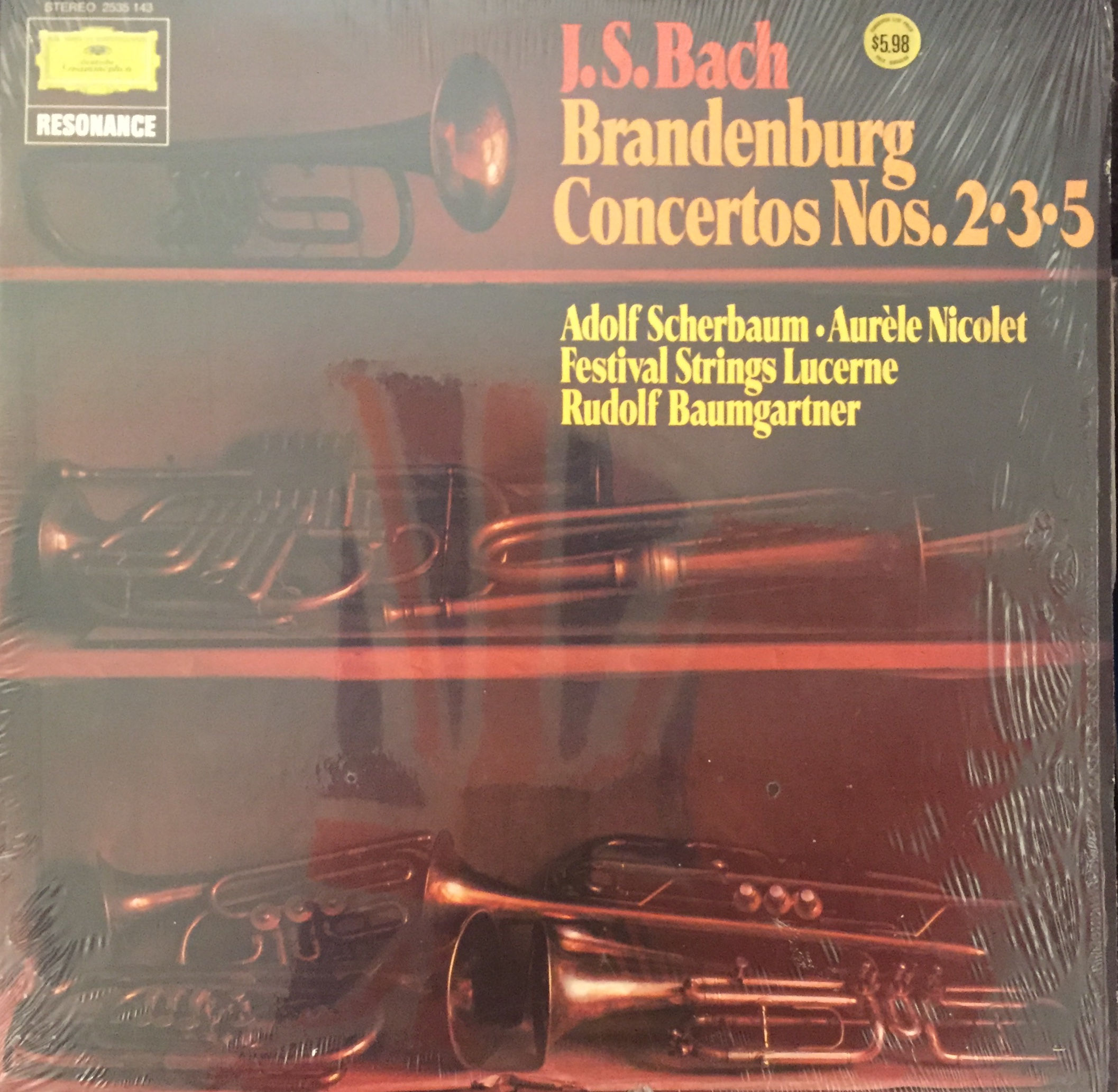 Bach, Festival Strings Lucerne, Rudolf Baumgartner ‎– Brandenburg Concertos