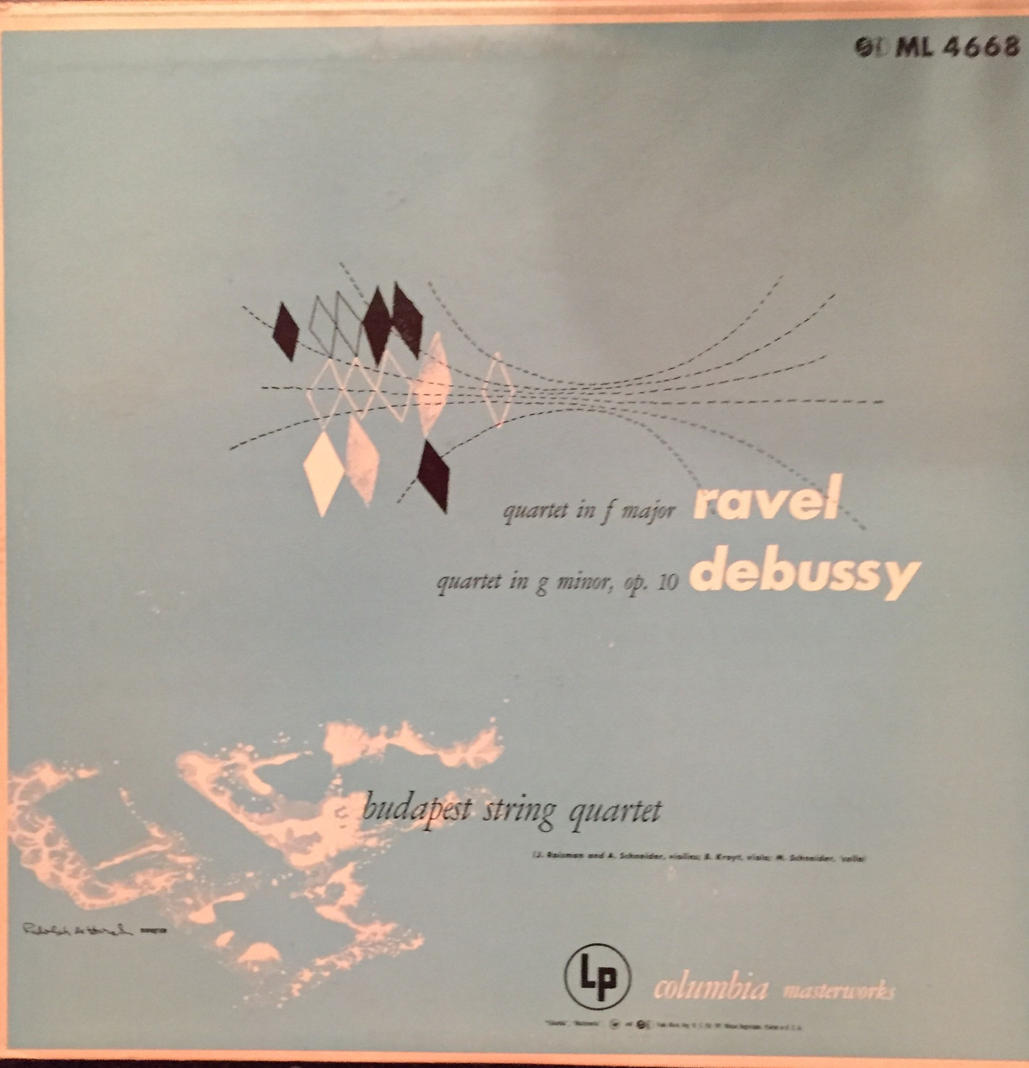 Ravel/Debussy, Budapest String Quartet ‎– Quartet In F Major / Quartet In G min