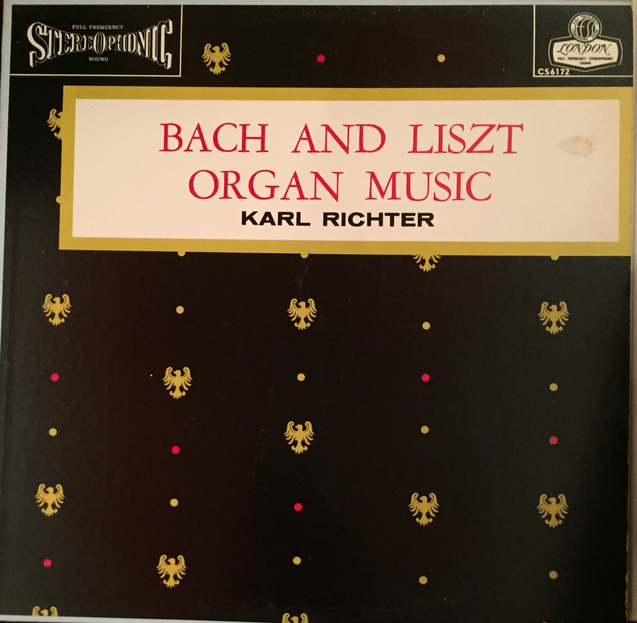 Bach, Liszt, Richter ‎– Bach and Liszt Organ Recital