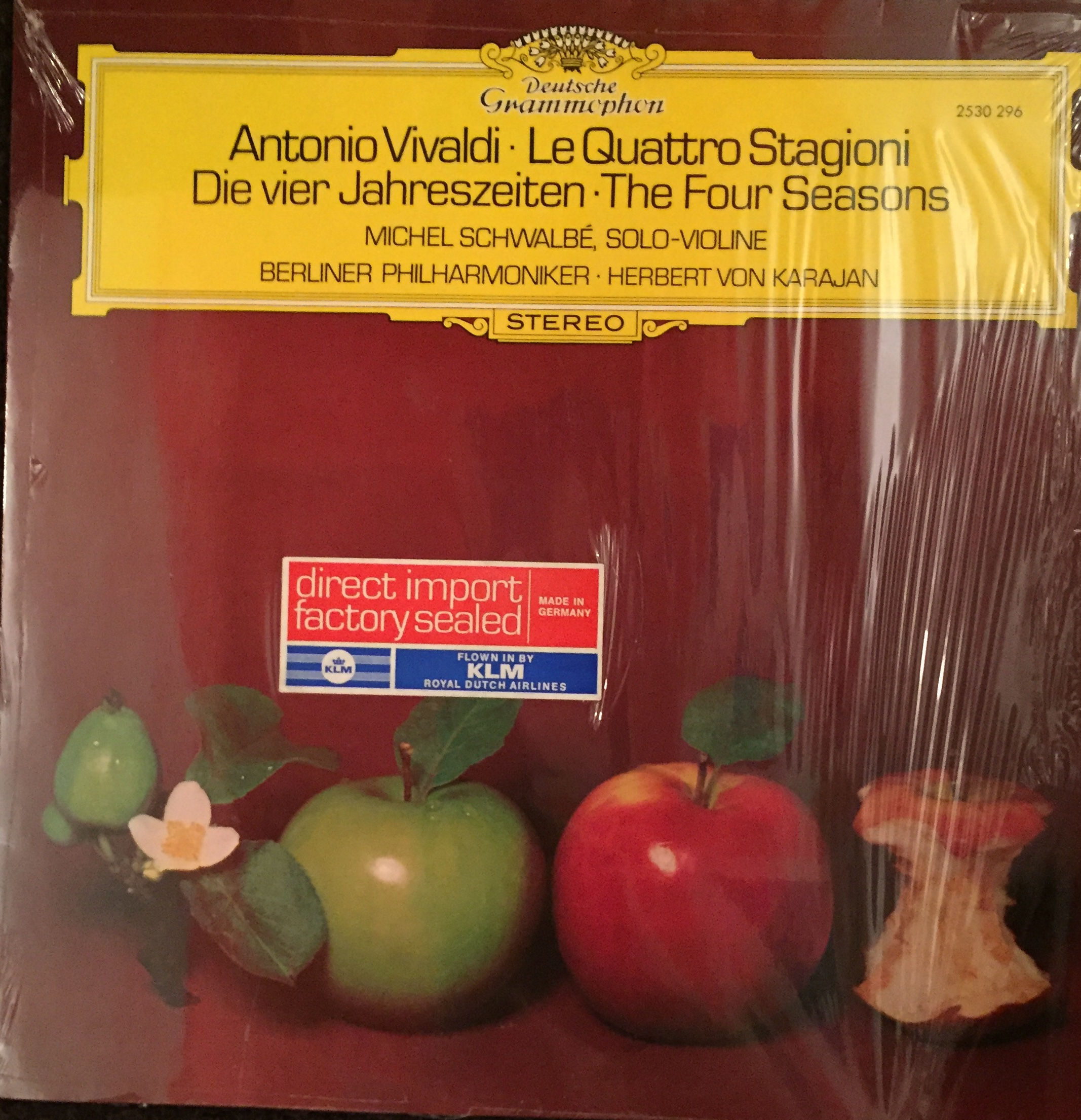 Vivaldi / Schwalbé, Berliner Philharmoniker, Karajan ‎– Le Quattro Stagioni