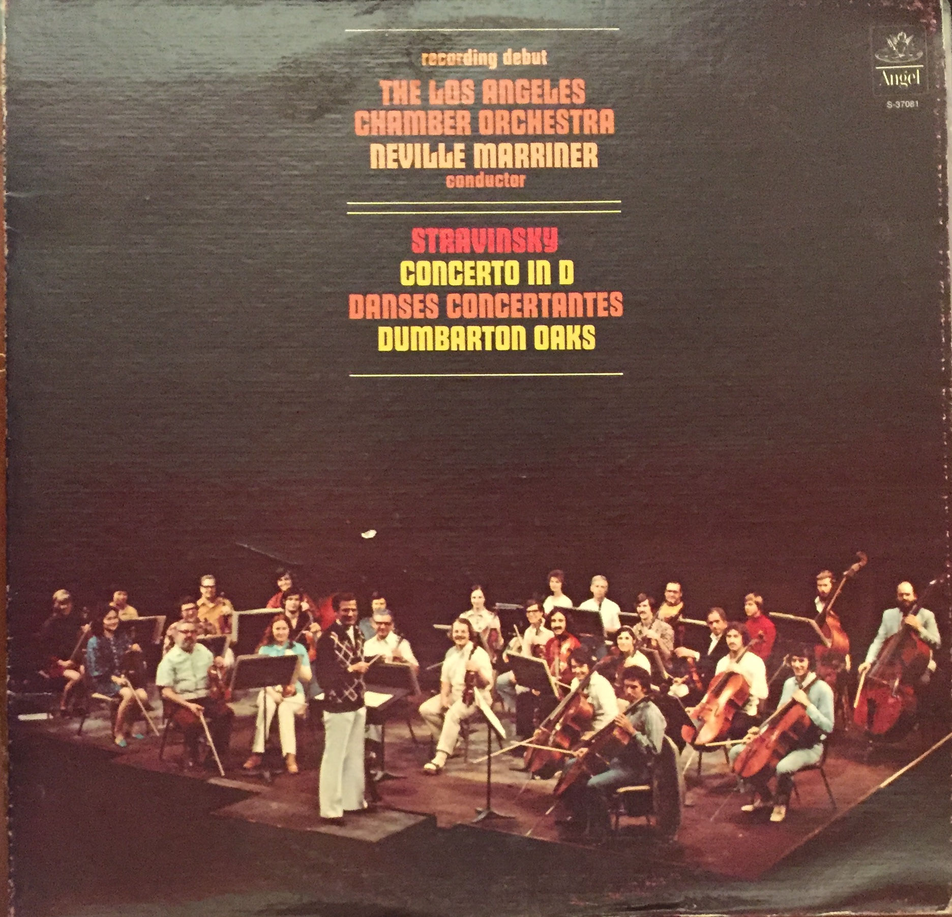 Strawinsky, Los Angeles Chamber Orchestra, Neville Marriner ‎– Concerto In D