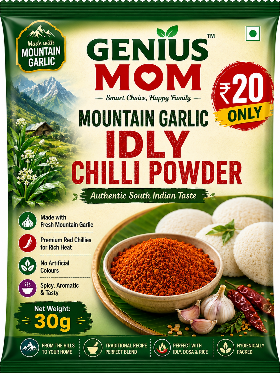Garlic Idly Chilli Powder