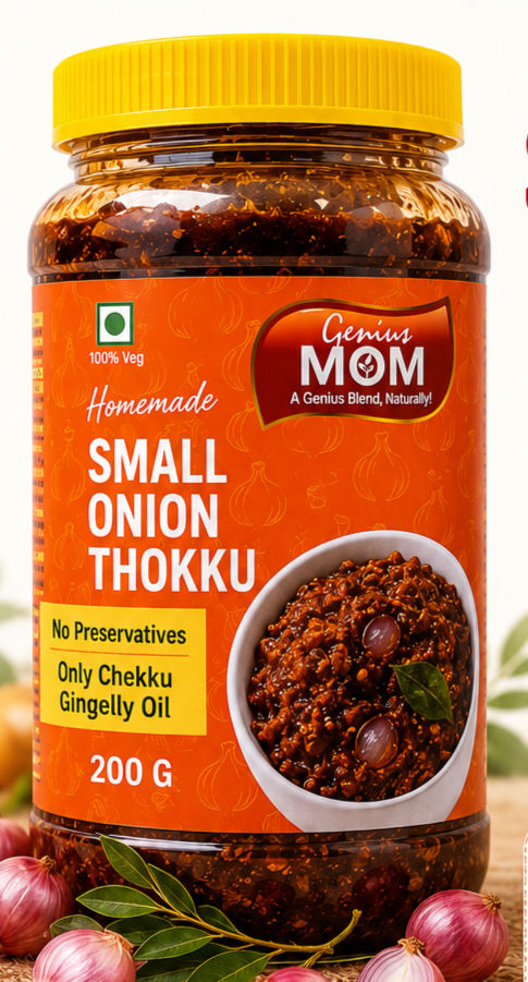 Homemade Small Onion Thokku 200g | Traditional Shallot Thokku | No Preservatives