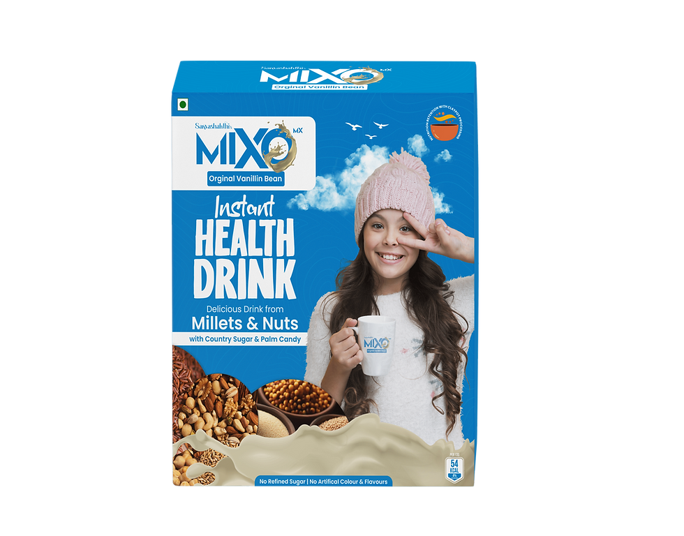 Thumbnail: Mixo Mx Super Millet Drink - 200 Grams - Original Vanilla