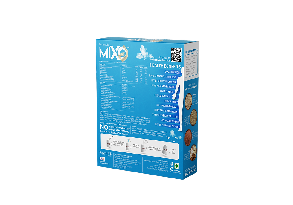 Thumbnail: Mixo Mx Super Millet Drink - 200 Grams - Original Vanilla