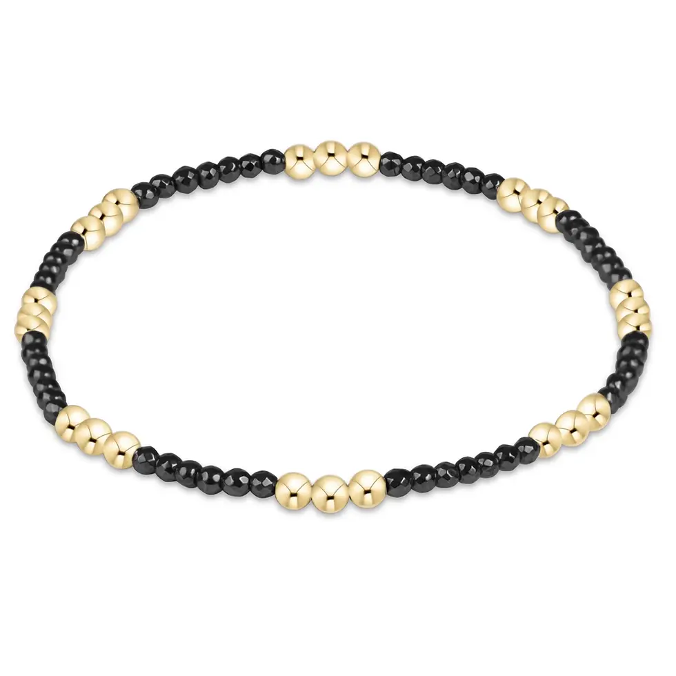 enewton - joy faceted hematite 2mm bracelet