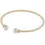Thumbnail: enewton 2mm gold cuff bracelet - pearl