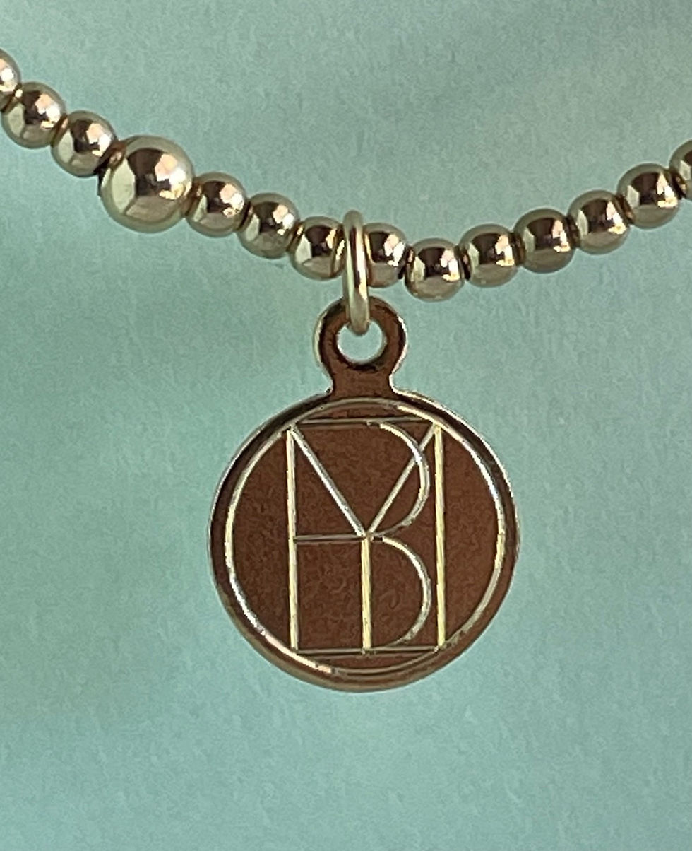 Thumbnail: enewton Be You gold charm disc bracelet