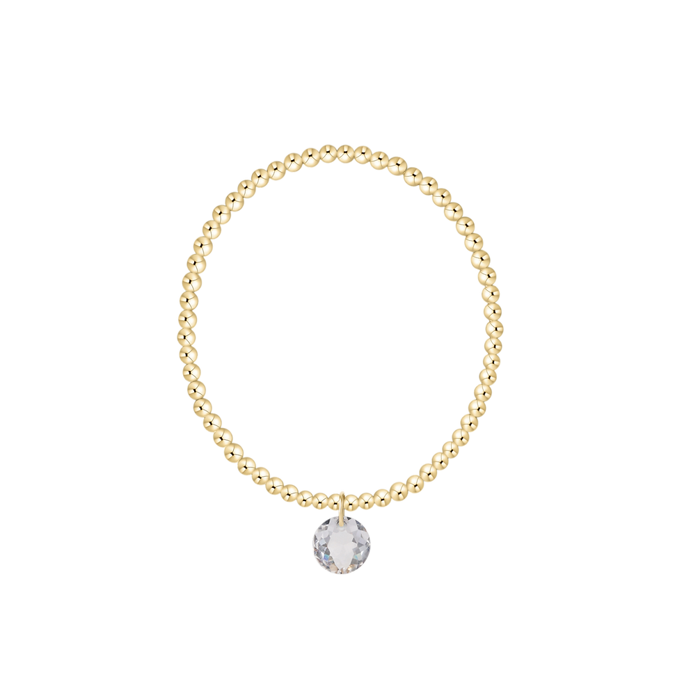 enewton - Classic Gold 3mm Bracelet - Reflection Charm - 04
