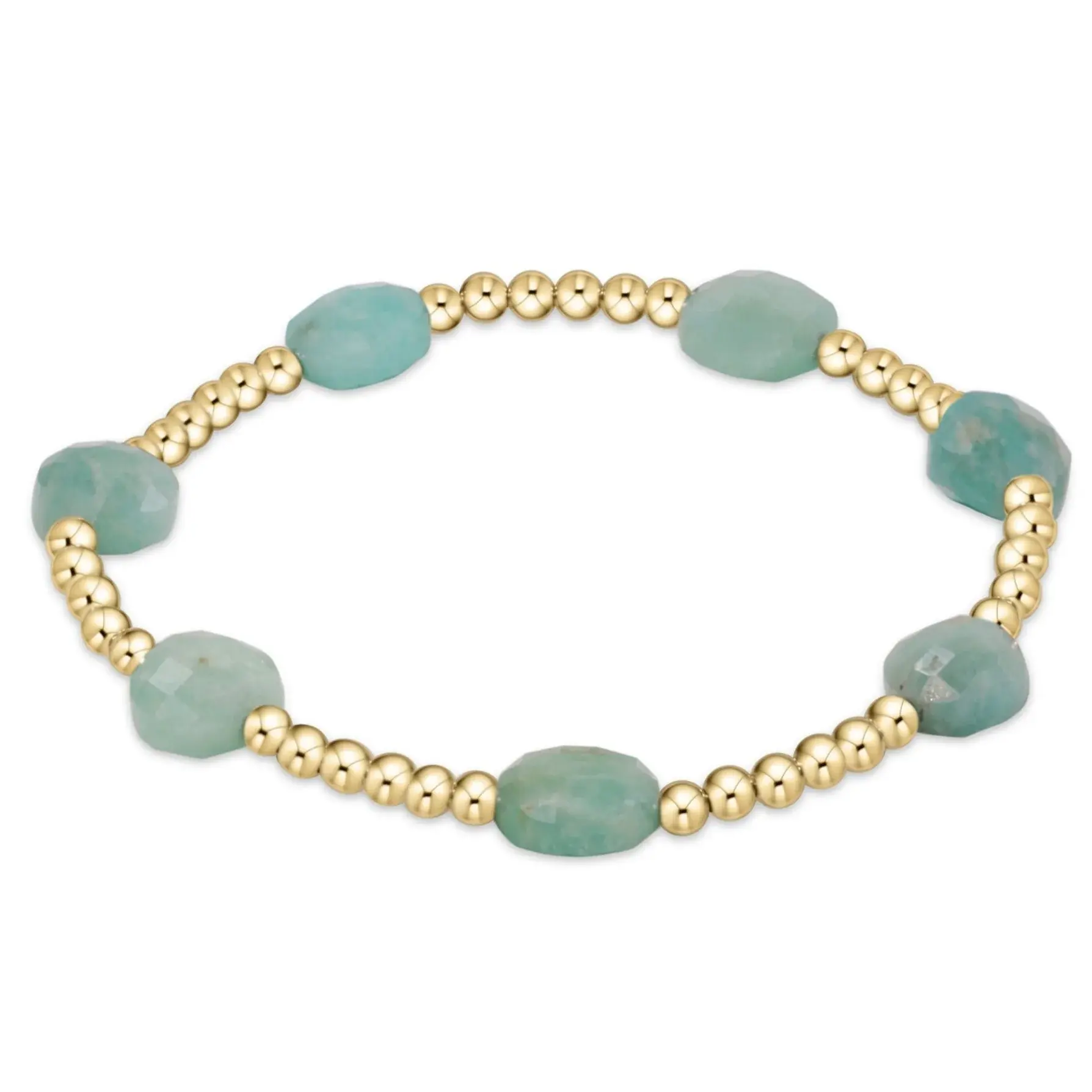 enewton Admire Gold Bracelet - Amazonite
