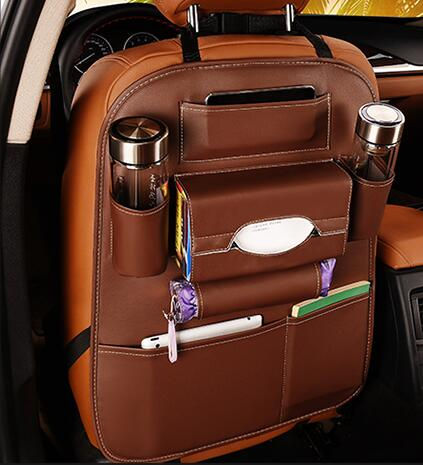 Miniatura: Organizador Premium para Encosto de Banco Automotivo em Couro PU Universal