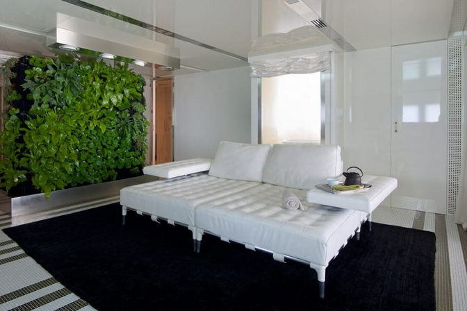 Master suite with plush king bed on VICKY luxury yacht