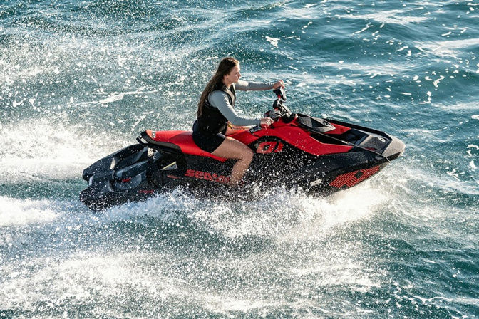 Lounge area with modern décor on Moskito Superyacht