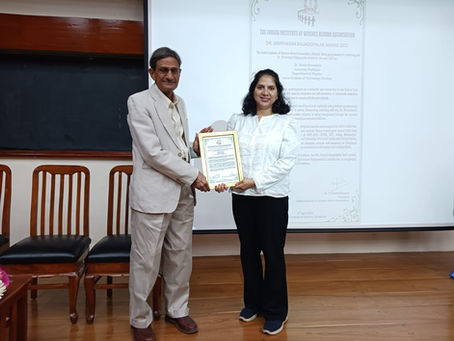 Dr. Srivastava recognized!