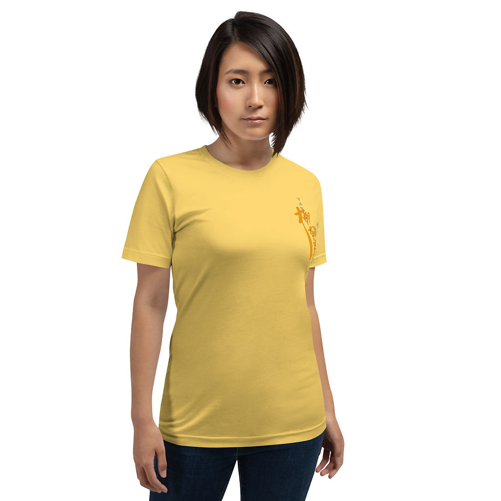 Miniaturbild: Yanagi Basic's - Logo purple/orange, Unisex T-Shirt
