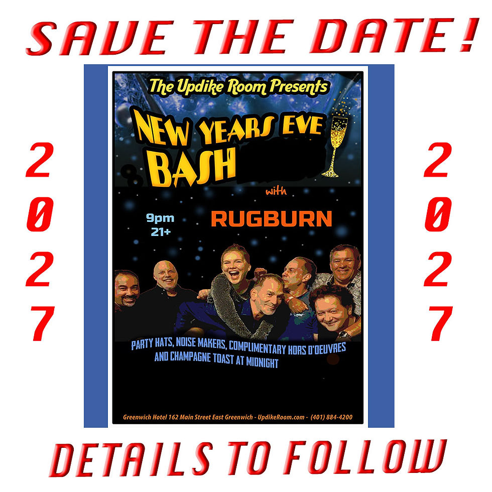 The Updike Room Presents: New Years Eve Bash with Rugburn!