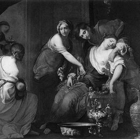 How did depictions of European women giving birth shift overtime