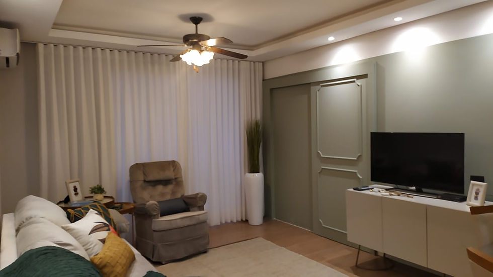 Transformação: Sala e Sacada integradas