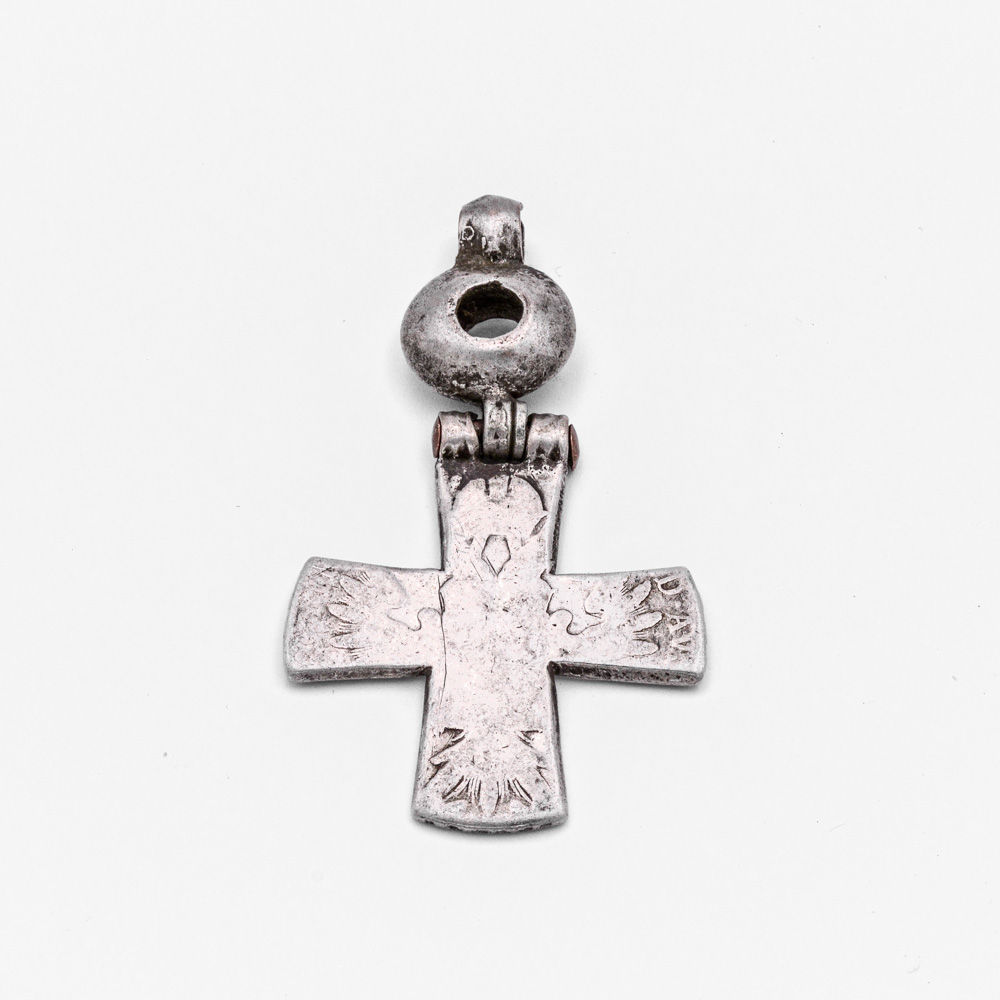 ANTIQUE ETHIOPIAN SILVER CROSS