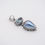 Thumbnail: BLUE TOPAZ/PEARL PENDANT