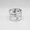 Thumbnail: HINGED SILVER BANGLE