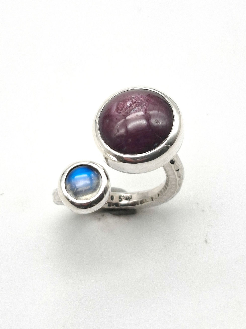 Thumbnail: Star Ruby and Moonstone ring