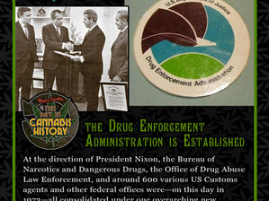 July 1, 1973 - The Drug Enforcement Administration is Established