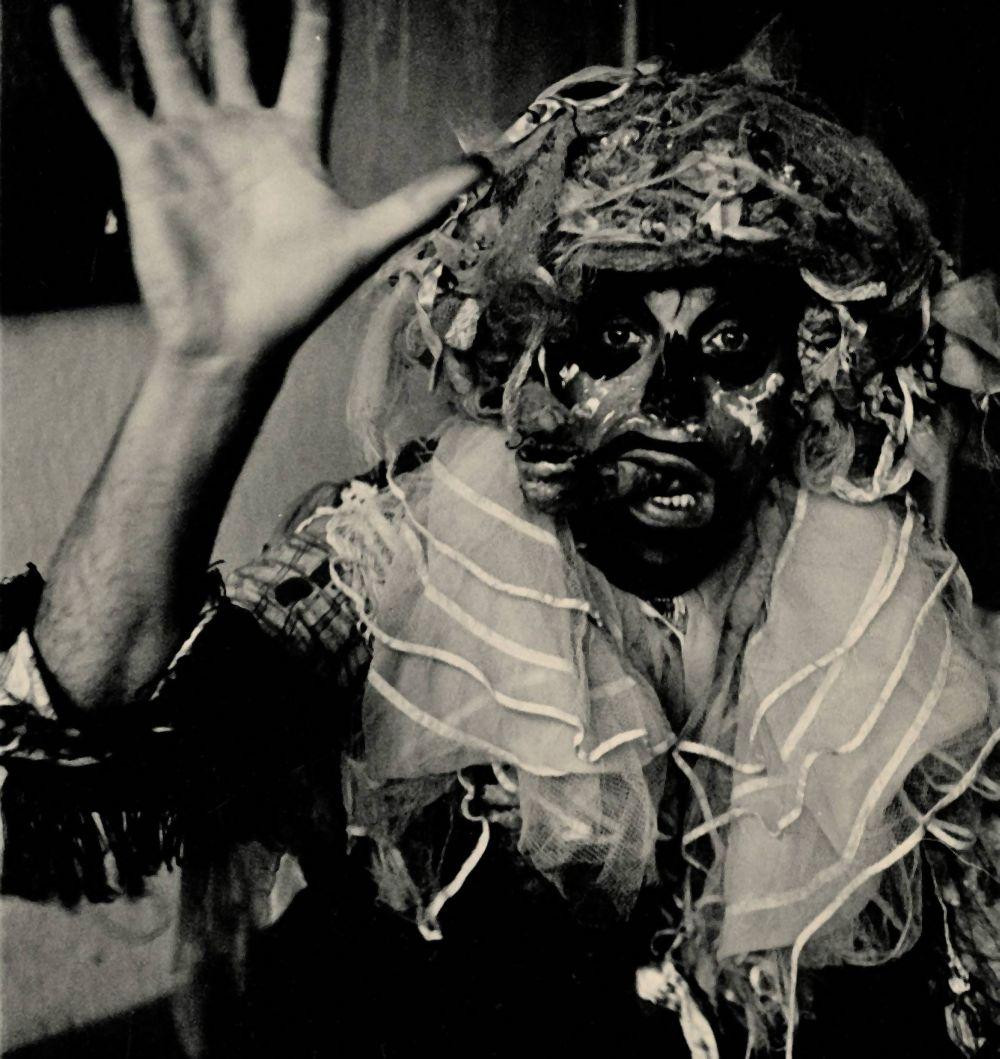 Grootveld in his African shaman getup