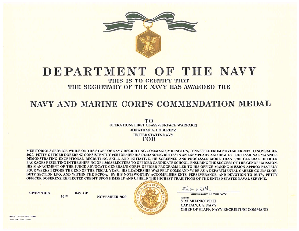 Doberenz Commendation Medal NOV17-NOV20.png