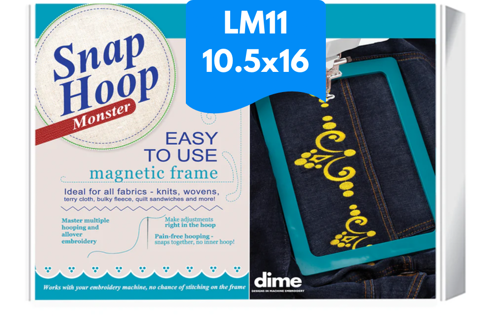 Brother DIME Magnetic Embroidery Hoop           LM11 10.5x16