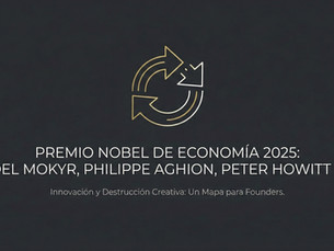 La Hoja de Ruta del Crecimiento: Lo que el Nobel de Economía 2025 Enseña a Cada Startup