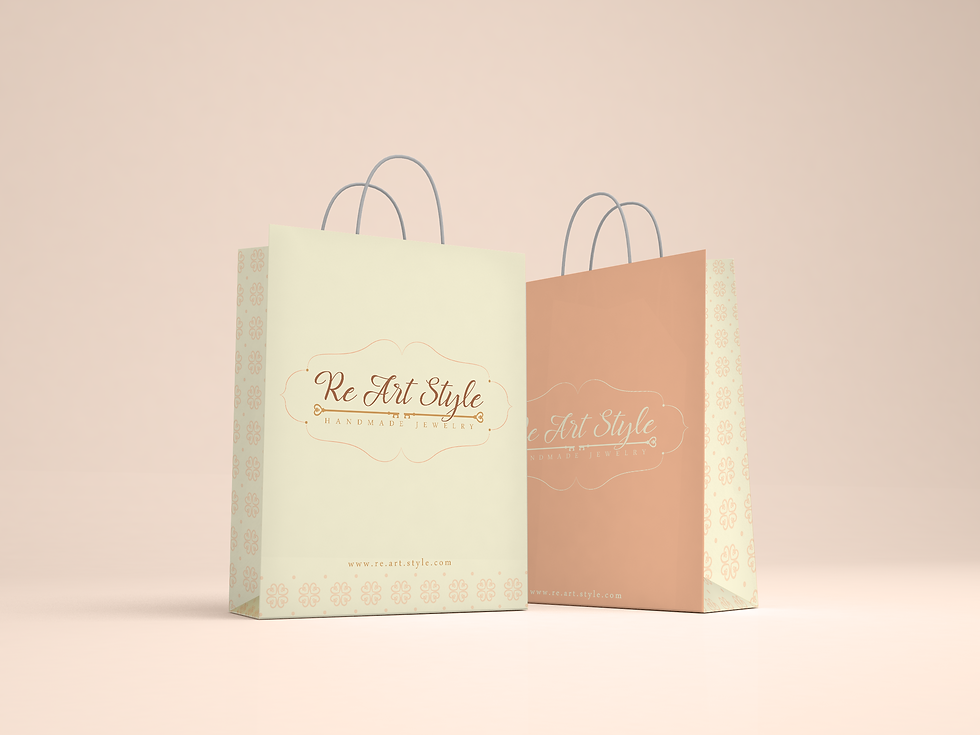 re art style mockup shopper
