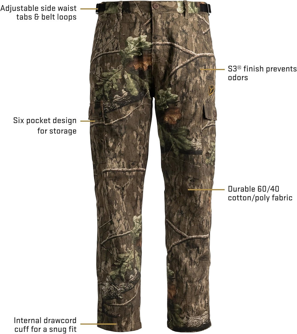Thumbnail: Scent Blocker Shield Series Fused Cotton Pants, Hunting Pants for Men