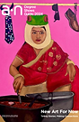 Pink a-n magazine cover with lady in red sari on front