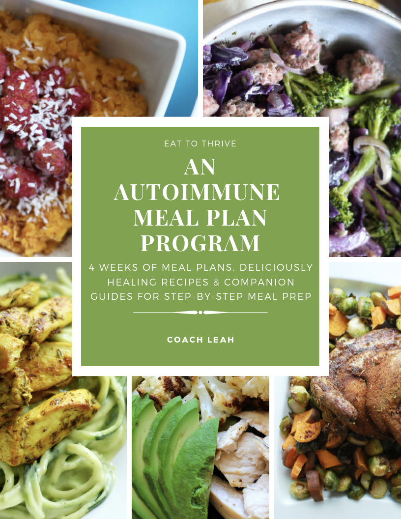 4 (+1 Bonus) Weeks of Autoimmune Meal Plans & Planning Guides for 4 People