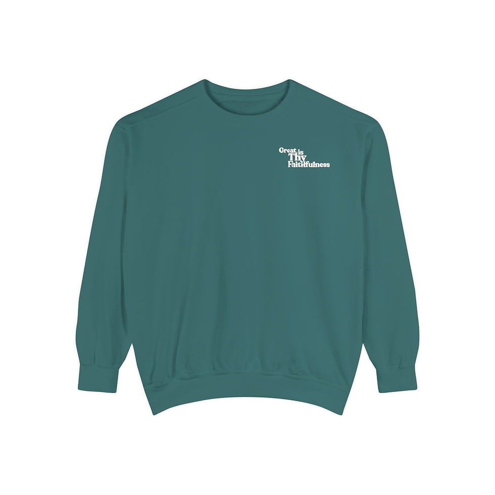 Thumbnail: The Lord is My Portion - Soft Style Crewneck Sweatshirt