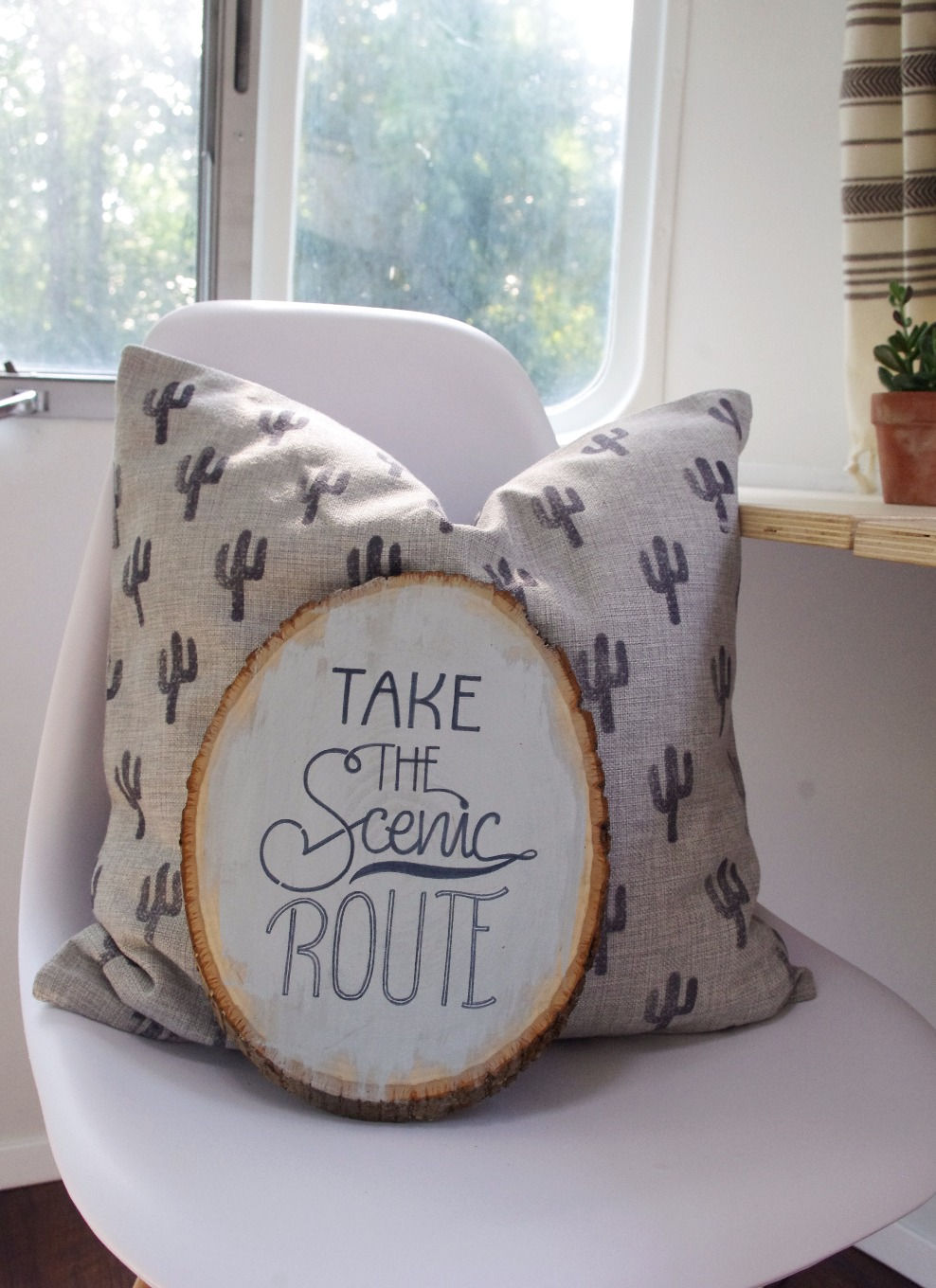 Take the Scenic Route Sign