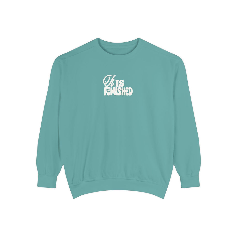 Thumbnail: It Is Finished | Soft Style Crewneck Sweatshirt
