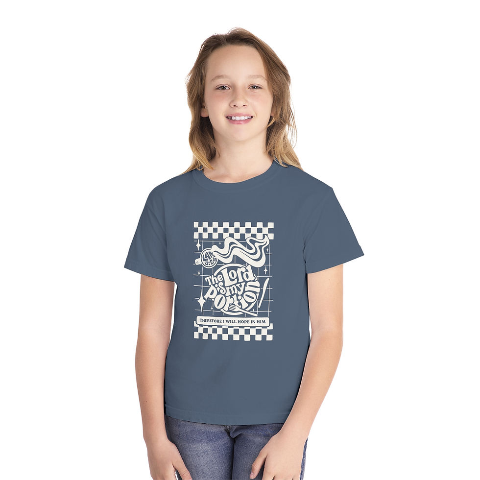 Thumbnail: The Lord is My Portion | Soft Style Kids Tee