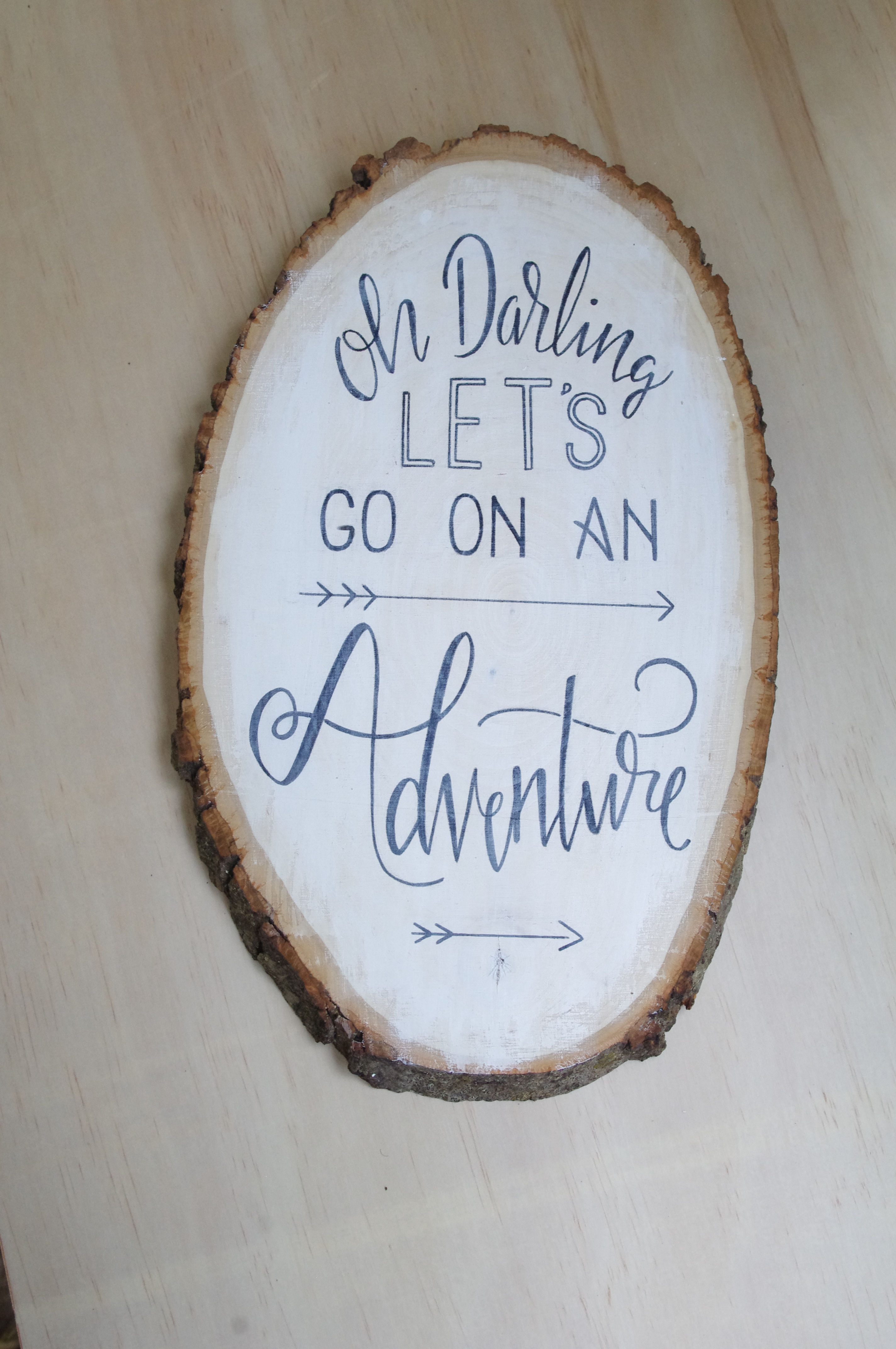 Darling Adventure Sign