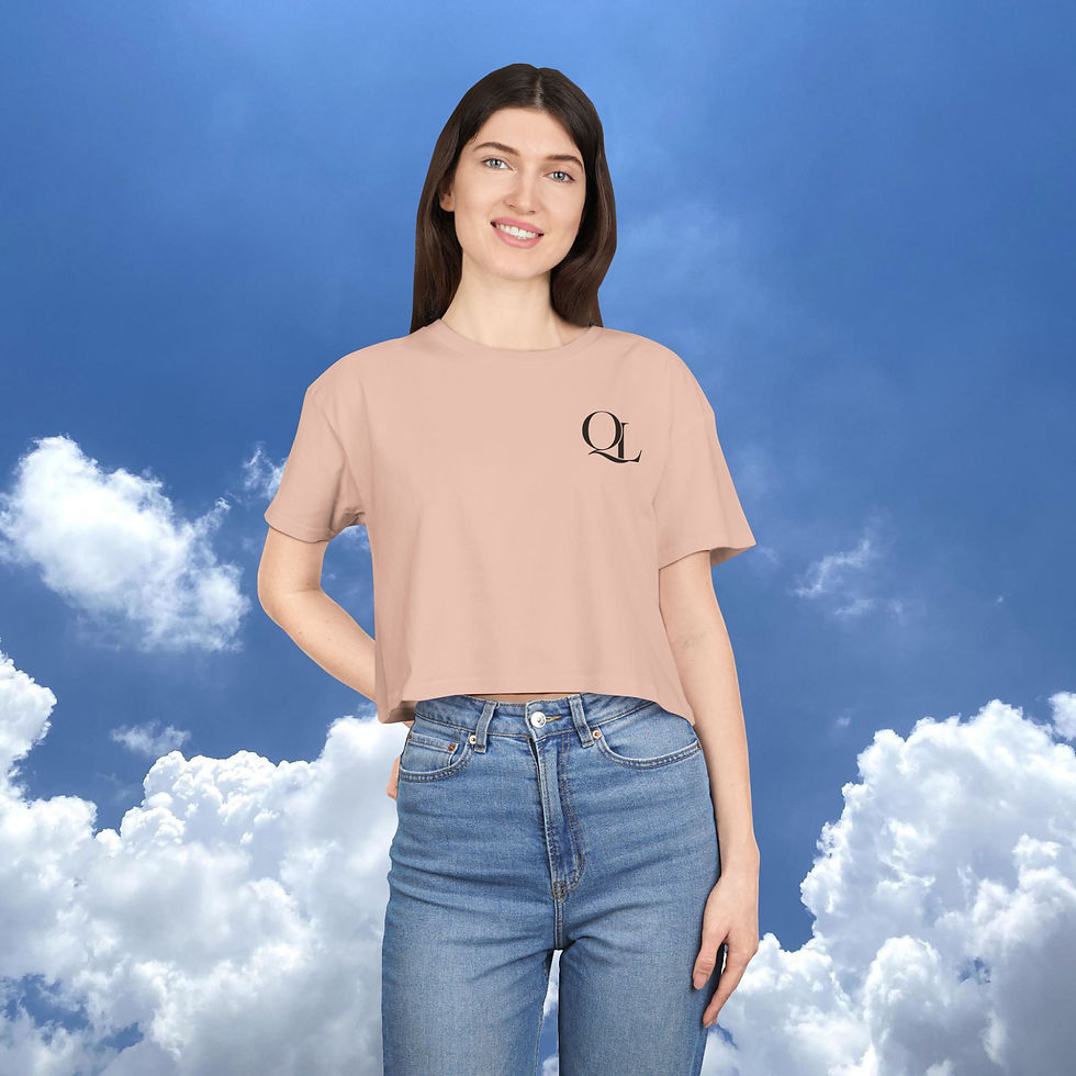 Thumbnail: QL —  Monogram Women's Crop Tee