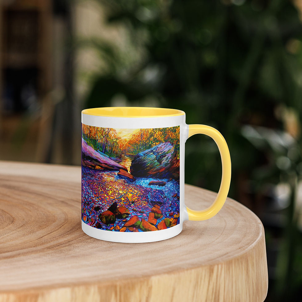 Thumbnail: Precipice Mug with Color Inside
