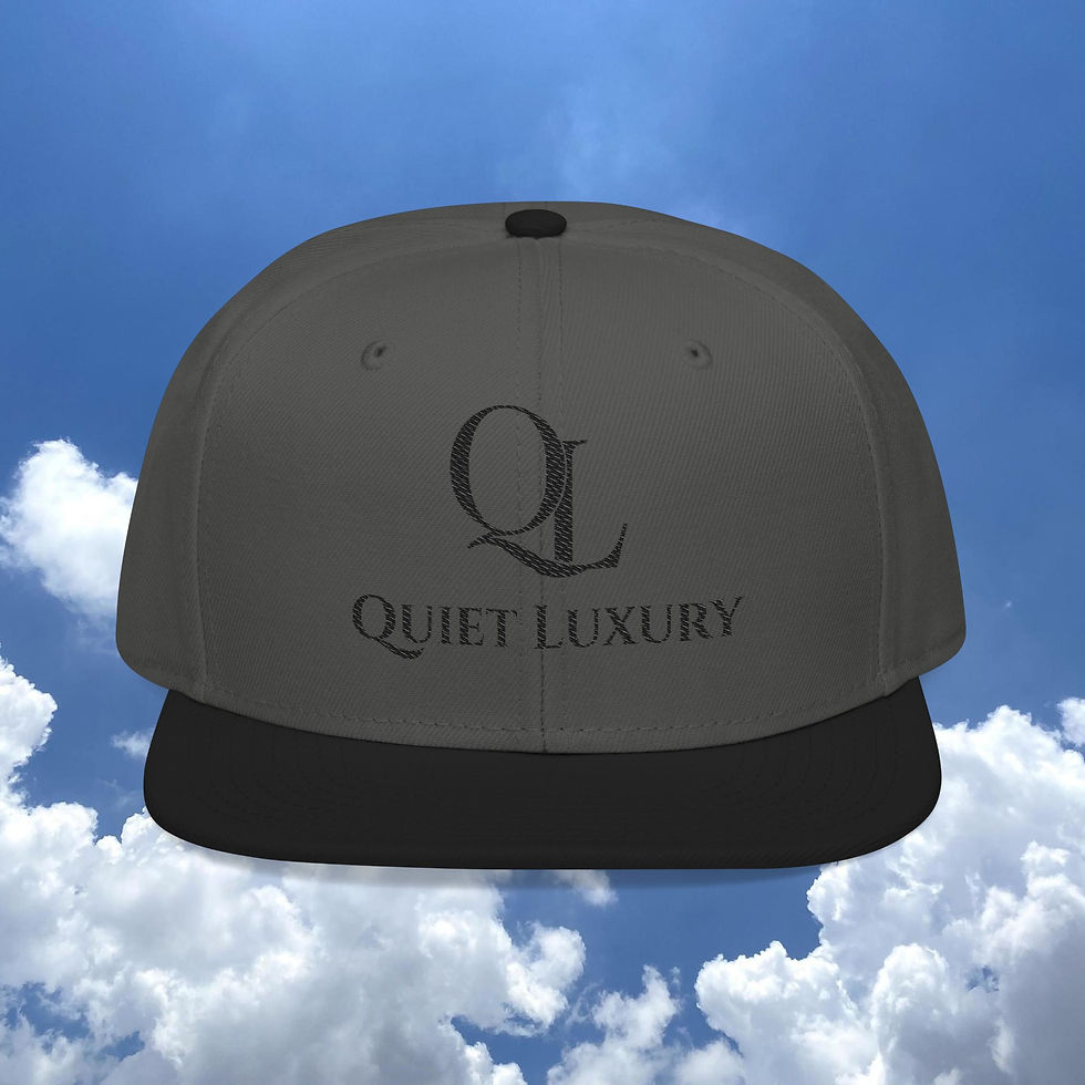 Thumbnail: QL - Quiet Luxury  Monogram L Streetwear - Cap